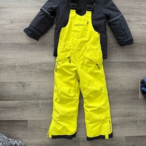 Yellow Snow Bib Set